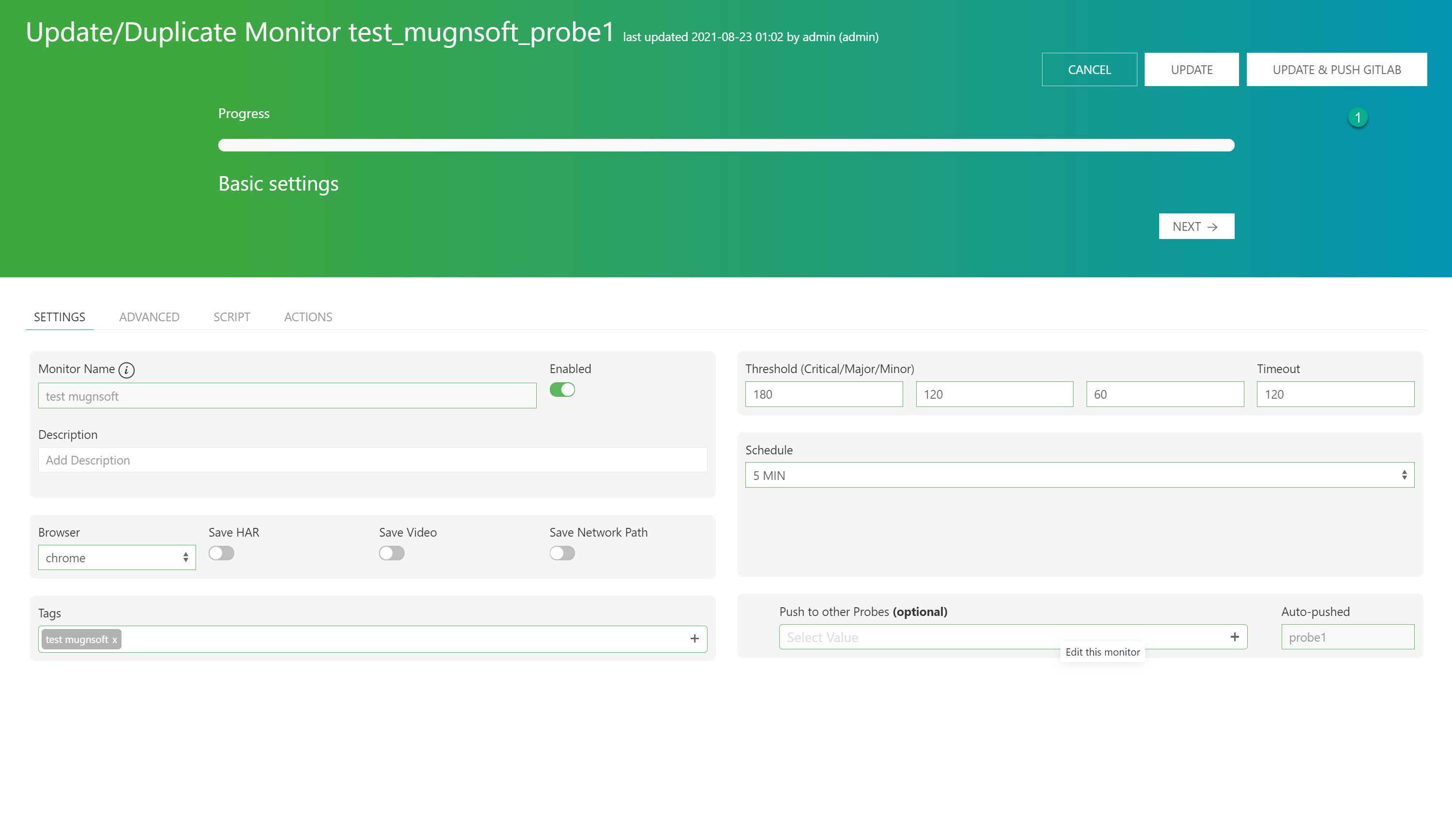 monitor gitlab