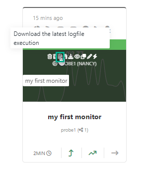 monitor actions