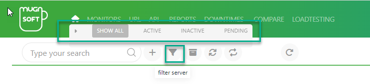 server filter